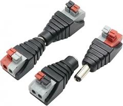 5Pcs Dc Male +5 Pcs Female Connector 5.5x2.1mm Power Adapter Plug for CCTV Camera New 2025 Arrival High Reliable Electronic Component, Precision, Stable Performance