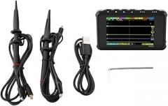 DS213 Mini 4 Channel Portable Oscilloscope, 100MSa / s Digital Pocket Size, USB Storage, Multiple Trigger Modes for Electronics Testing