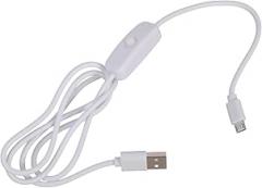 USB to Tiny USB Charging Cable Featuring On Off Switches 30cm/100cm for Convenient Power Control of Electronic Devices