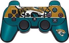 Skinit Decal Gaming Skin Compatible with PS3 Dual Shock Wireless Controller - Officially Licensed NFL Jacksonville Jaguars Zone Block Design