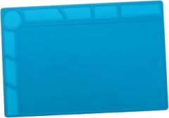 Uonlytech Silicone Soldering Repair Mat Electronics Work Pad Storage Grooves for Computer and Mobile Device Repairs Insulation Workstation
