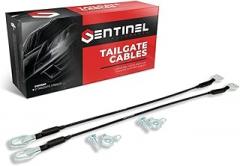 Support Tailgate Cable Left and Right Length 21 1/4 Inch Compatible with 2002-2011 Ram Pickup Truck Replaces # 55276074AC, 55276074AE