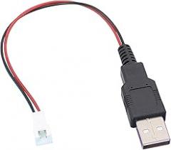 Durability USB A Male to XH2.54 2Pin Connectors Wire for Electronics and Microcontroller Module 1007 24AWG Wire