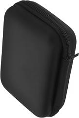 Portable Power Bank and Headphone Storage Bag, Eva Digital Accessories Organizer Pouch with USB Cable Compartment, Travel Carry Case for Electronics, 16x12x6cm