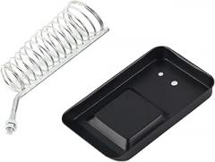 Hyuduo Soldering Iron Stand with Adjustable Temperature, 360° Rotation, for DIY Electronics, Stainless Steel + Plastic