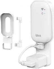 Blink Sync Module Core Mount, Outlet Wall Bracket Holder for Blink Indoor/Outdoor Security Camera, No Messy Wires - No Drilling - Easy Installation - with Short Cable