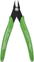 5 Inch Flush Cutters, Small Wire Cutters, Micro Flush Cut Pliers Side Cutters Snips Zip Tie Sprue Cutter for Jewelry Making, Floral, Electronics, Model Craft, Filament, 3D Print