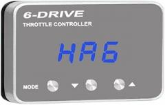 6-Drive Electronic Throttle Controller for Toyota Auris Avensis Axios Belta Blade Corolla Verso Estima Fielder IQ RAV4 Urban Cruiser Vios Wish Yaris, Super-thin Blue Light Display