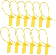 Veemoon 50pcs Plastic Tags for Labeling Tearproof Writable Shipping Tags for Logistics Warehousing and Electronics Cable Tie Labels for Multi-Purpose Applications