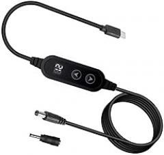 65w Fast Charging USB C to Dc5525 Adapter Cable Adjustable Voltages Output 1connector for Electronics Use for Professional Adjustable Voltages Fast Charging Cable