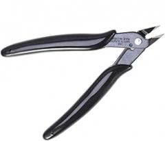 LIFKOME High Leverage Diagonal Cutting Pliers with Insulated Non-slip Handle Angled Wire Cutter for Thick Wires Flush Side Snips for Jewelry Making Electronics and Crafting Black