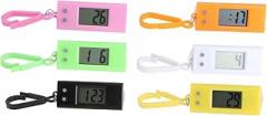 Abaodam Electronic Watch Keychain Hanging Digital Watch Clip Watch Keychain Pocket Watch Key Watches Lanyard Fob