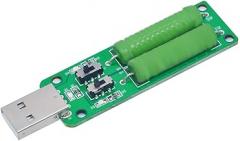 1PCS USB Resistor Electronic Load w/Switch Adjustable 3 Current 5V Resistance Tester