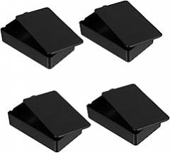 POPETPOP 4pcs Portable Hidden Compartment Containers Secret Storage Box Money Hiding Gadgets Plastic Enclosure for Electronics Travel