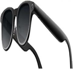 Compatible for RayNeo V3 Slim AI Smart Glasses Photography Glasses Wireless Bluetooth Audio Glasses Wireless Headphones Voice Control Frames(Black with Frame)