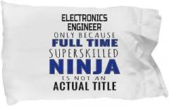 Amorfos Electronics Engineer Gifts - Pillowcase, Thoughtful Electronics Engineer Creative and Soft Pillow Case, Perfect for Bedroom