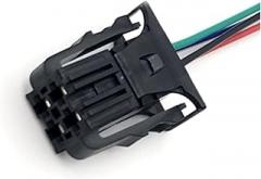 4 Pin Auto Window Sunshade Switch Plug Taillight Electronic Connector Wiring Harness Rear Lamp Compatible With Q3 Q5 New Pas~at 1J0971974