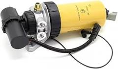Fuel Filter Assembly with Electronic Pump 228-9130 2289130 3491063 349-1063 for Excavator Fuel Water