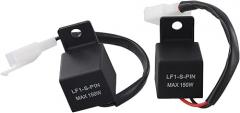 LED Indicator Flasher Relay Compatible With R1 R6 FZ1 FZ6 FZ8 MT09 Motorcycle Turn Signal Light Electronic Blinker Module 11-15V(2pcs)