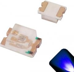 100 x 0807 SMD Flickering Blue LED - Candle Flame Effect Electronic Component - Ultra Bright Clear Lens Surface Mount - Halloween Props Jack-O-Lanterns Haunted Houses