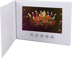 Video Greeting Card, 10 Inch 720P HD LCD Color Screen Video Card Electronic Stereo Greeting Card for Birthday, Anniversary, Christmas, Wedding, Valentine, 128M Memory, Rechargeable