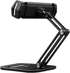 Tablet Stand Desktop Adjustable Foldable Holder 360° Rotatable Arm Electronic