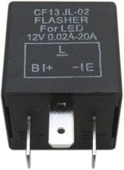 CF-13 CF13 JL-02 EP34 3 Pin LED Electronic Flasher Relay Fixes Car Turn Signal and Hazard Warn Hyper Blink Flash or No Flashing,CF13 JL02 (1PC) (2025 New)