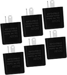 ABOOFAN 6pcs LED Flasher Relay for Motorcycle Turn Signal Lights Adjustable Speed Electronic Flasher Relay Compatible 12V Motorcycles for