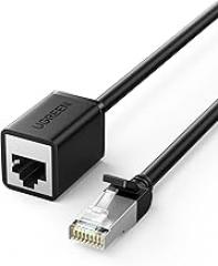 UGREEN Ethernet Extension Cable Cat6 LAN Cable Extender Cat 6 RJ45 Network Patch Cord Male to Female Connector for Router Modem Smart TV PC Computer Laptop 1.5FT