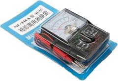 Analog Multimeter Tester Meter AC/DC 1000V 250mA Ohmmeter with Test Pens for Home Electronic Learning Radio Experiments