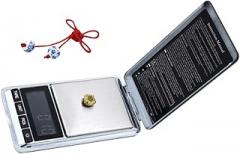 PRETYZOOM 500g Mini Electronic Scale for Jewelry and Medicinal Materials Compact Precision Digital Scale Led Display Lightweight and Battery Random Style