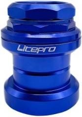 Aluminium Threaded Headset for Brompton in Blue