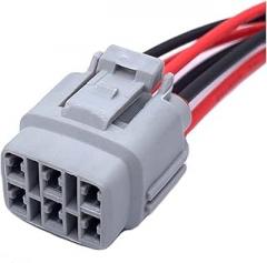6Pin Smtomo Auto Sen/;SOR wat/erp/;ro/ofW Electronic Connector Wire Harness pl;/UG MT090 Fit Compatible with Su/zu/ki to/yo/ta 6187-6561 6180-6771(6P Female,1 Set)