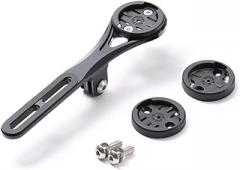 Cestbon Compatible with Garmin Edge Wahoo Elemnt Bryton Rider Stages Dash Out Front Bike Mount for Aero Integrated Handlebar, GoPro Combo Mount with Camera and Headlight