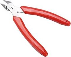 Mini Electronic Diagonal Pliers Ergonomic Handle 107F1 Side Cutting Nippers for Various Cables (Large 8.3in Long and 7.9in Wide)