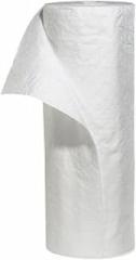 Absorbent Roll, Absorbs 59.1 gal. Oil-Based Liquids, White