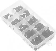 180Pcs Nylon Screw Nut Kit Bolts Assortment for Electronic Components Material Reliable Manufactured