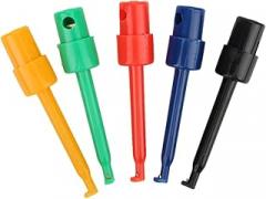 Pissente Test Hook, 20Pcs Grabber Test Probe Electronic Testing Multimeter Accessories for Tiny Parts IC Repair Mobile Phone Microelectronics (Large Test Hook)