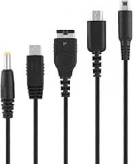 5 in 1 USB Charger for XL 3DS for for Multi Use Charging Cable