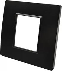 Dark Wall Socket Plate 86x86mm Plug-in 3-Slot Socket(2 Ports)