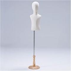 Child Mannequin Torso Body, Half Scale Manikins Dress Form with Head, Adjustable Children's Dummy Model for Retail Clothing Display,6 Years Old (6 Years Old)