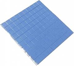 TEHAUX 100pcs Silicone Thermal Pad for CPU Chip Heat Conduction Non-Conductive Insulation Mat Soft Safe for Electronics for DIY Projects