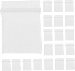 Veemoon 500pcs Mini Self-sealing Bags for Jewelry Clear Reusable Storage Bags for Small Items for Electronic Chips and Samples Compact and Convenient Packaging
