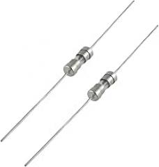 uxcell 10 X Axial Lead Slow Blow 3.6 X 10mm Glass Fuse 250V 1.25A