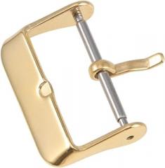 minkissy 1Pc Stainless Steel Watch Band Clasp Buckle for Electronic Straps Durable Golden Watch Accessories for Men and Women
