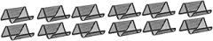 Tofficu 12pcs Metal Iron Mesh Name Card Holder Stylish Business Card Organizer for Home Office Quality Business Rack and Phone Stand