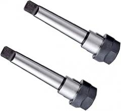 2PCS Collet Chuck Holder MTA2 MTA3 MTA4 MTA5-ER16 ER20 ER25 ER32 ER40 Taper Shank Holder CNC Lathe Flat tail extension rod (MTA2-ER20)