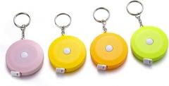 DOITOOL 1.5m Tape Measure Keychain Metric Electronic Measuring Tape Retractable Precision Tool for Logging Height Measurement