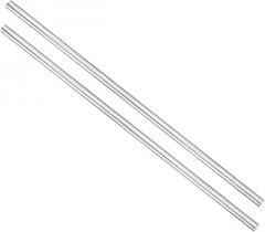 #US 2pcs Aluminum Solid Round Rod Lathe Bar 12mm X 500mm for DIY Craft Tool