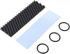 Mipcase Copper M.2 2280 SSD Heat Sink with 3mm Diagonal Graphene Cooling Fin, Metal Solid State Drive Cooler for Laptop and Desktop Electronics